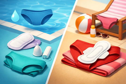 Protection intime ou simple serviette pour le maillot ?