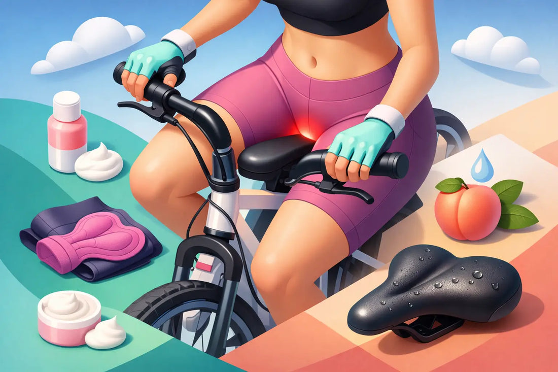 Prévenir les frottements de la vulve à vélo
